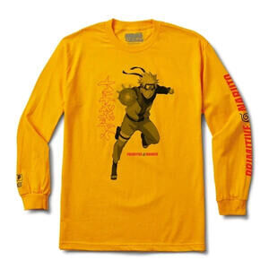 100% Cotton Men's (M) Naruto Shippuden Primitive "Rasengan" Long Sleeve Shirt